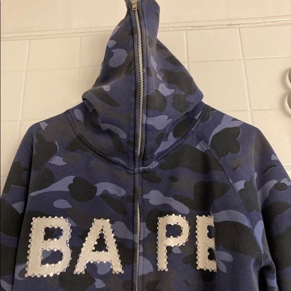 Bape Other - BAPE Vintage OG Rhinestone Camo Hoodie Medium